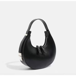Minimalist moon shaped shoulder bag